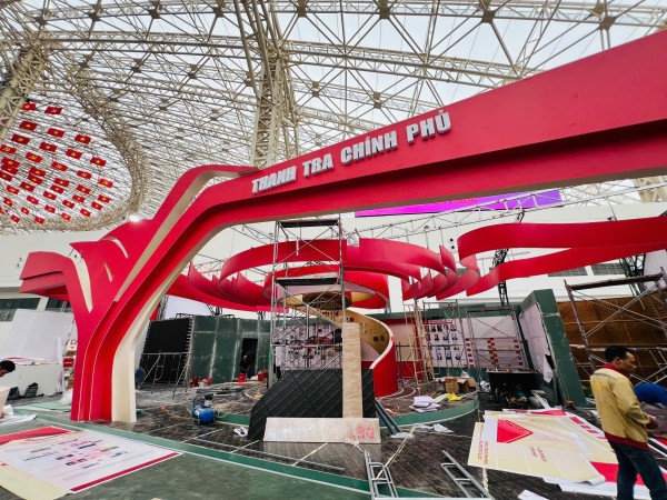 Triển lãm thành tựu đất nước 80 năm bước vào giai đoạn nước rút