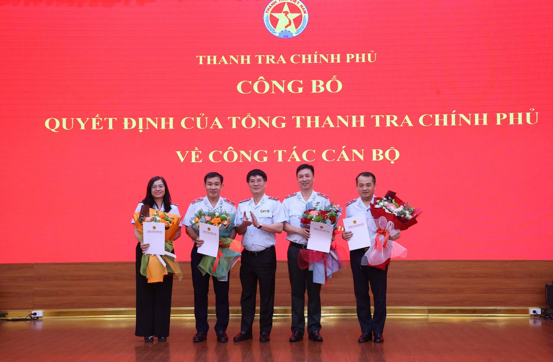 Thanh tra Chính phủ công bố các quyết định về công tác cán bộ