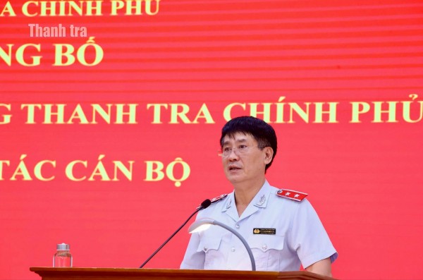 Thanh tra Chính phủ công bố các quyết định về công tác cán bộ