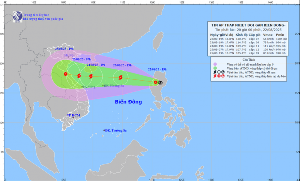 Chủ động ứng phó áp thấp nhiệt đới có khả năng mạnh lên thành bão