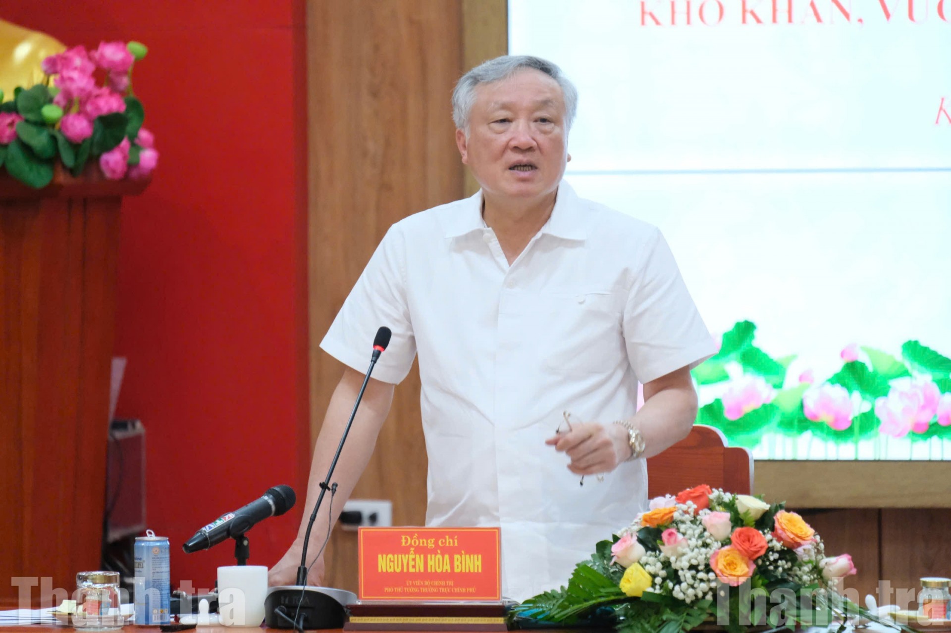 Khánh Hòa: Phó Thủ tướng Thường trực Chính phủ Nguyễn Hòa Bình chỉ đạo tháo gỡ khó khăn, vướng mắc cho các dự án