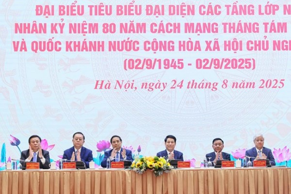 Chủ tịch nước và Thủ tướng dự hội nghị gặp mặt đại biểu tiêu biểu đại diện cho các tầng lớp Nhân dân cả nước