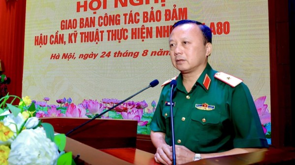 Bảo đảm hậu cần, kỹ thuật phục vụ nhiệm vụ A80 an toàn, chu đáo