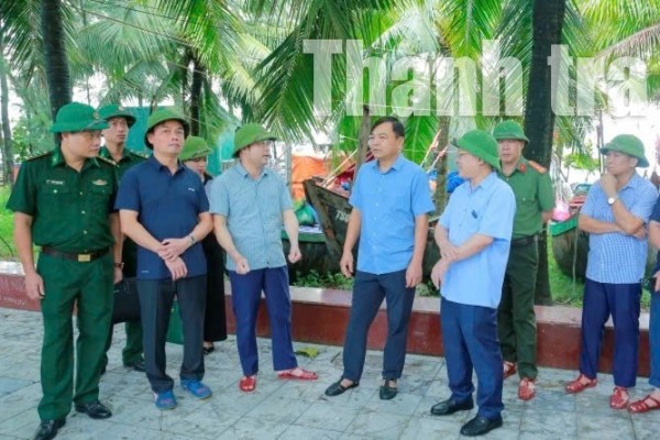 Thanh Hóa triển khai đồng bộ giải pháp ứng phó bão số 5