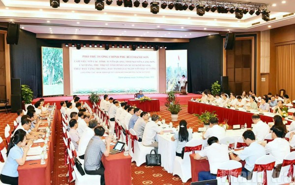 Phó Thủ tướng Chính phủ Bùi Thanh Sơn làm việc với 5 tỉnh phía Bắc