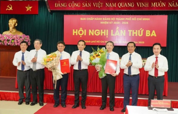 Ông Dương Anh Đức làm Trưởng ban Tuyên giáo và Dân vận Thành ủy TP Hồ Chí Minh