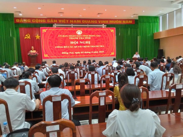 Thanh tra Đồng Nai công khai dự toán ngân sách 2025