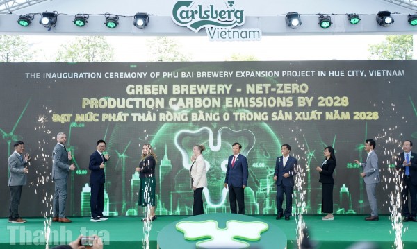 TP Huế: Khánh thành nhà máy bia Phú Bài mở rộng hơn 2.000 tỷ đồng