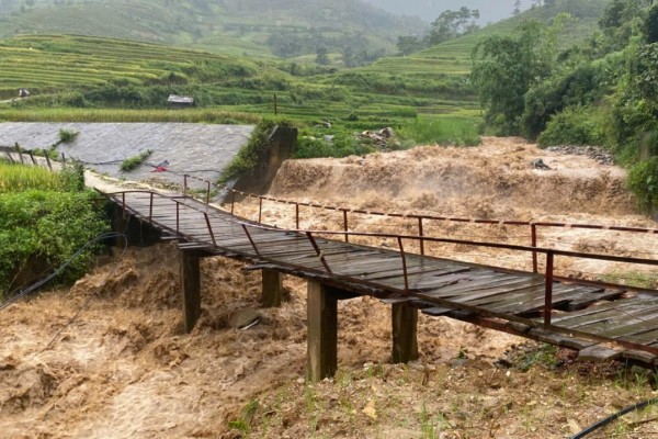 Mưa lớn do hoàn lưu bão số 5, gây thiệt hại hơn 5,5 tỷ đồng tại Lào Cai