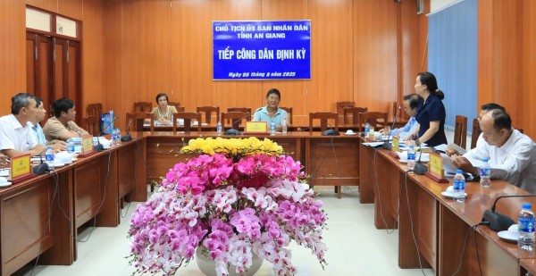 An Giang công bố lịch tiếp công dân của HĐND tỉnh