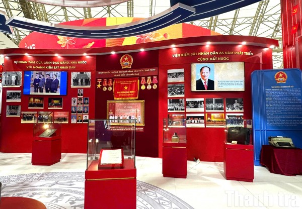 Không gian trưng bày của ngành Kiểm sát: Phong cách hiện đại với nhiều điểm nhấn