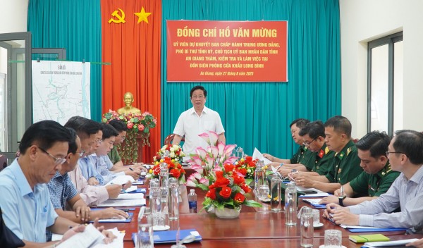 An Giang: Giữ vững an ninh biên giới, đảm bảo an ninh, trật tự dịp lễ Quốc khánh 2/9