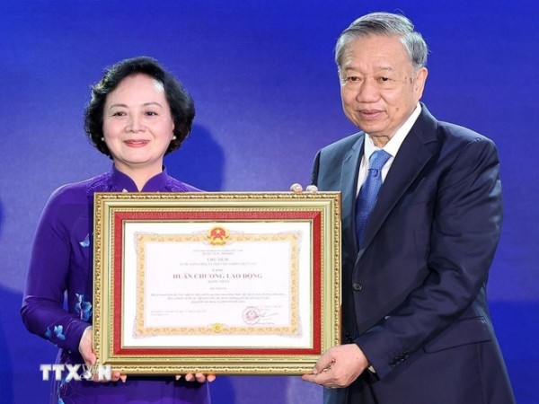 Tổng Bí thư Tô Lâm dự Lễ kỷ niệm 80 năm thành lập ngành Nội vụ