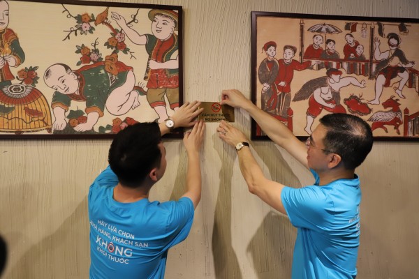 Nỗ lực xây dựng hình ảnh nhà hàng, khách sạn không khói thuốc lá