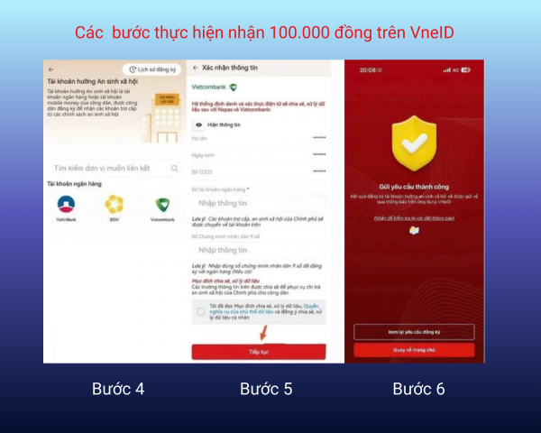 Hướng dẫn để nhận 100 nghìn đồng trên VneID nhân dịp Quốc khánh