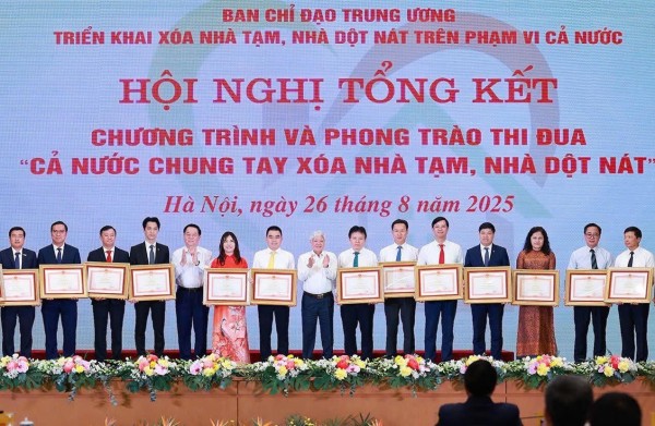 Thủ tướng Chính phủ biểu dương BIDV  trong công tác xóa nhà tạm, nhà dột nát