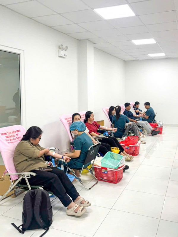 Ngày hội hiến máu tại Van Phuc City - Chào mừng 80 năm Quốc khánh 2/9