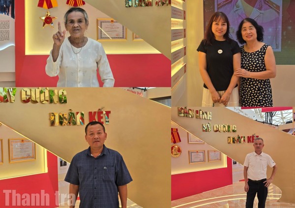 Ngày hội non sông: Lớp học ngoài sách vở tại gian triển lãm ngành Thanh tra