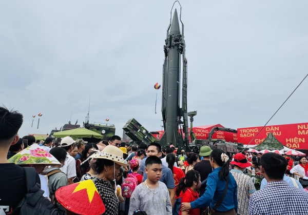 Thành tựu quốc phòng - an ninh tại Triển lãm 80 năm thành tựu đất nước gây ấn tượng mạnh