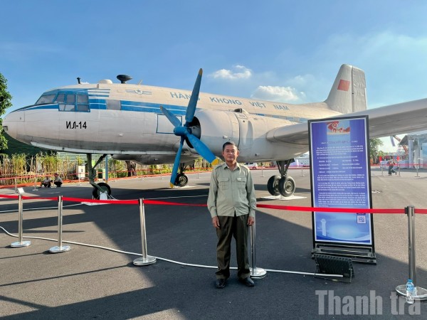 Chuyên cơ chở Bác Hồ nổi bật tại Triển lãm thành tựu đất nước