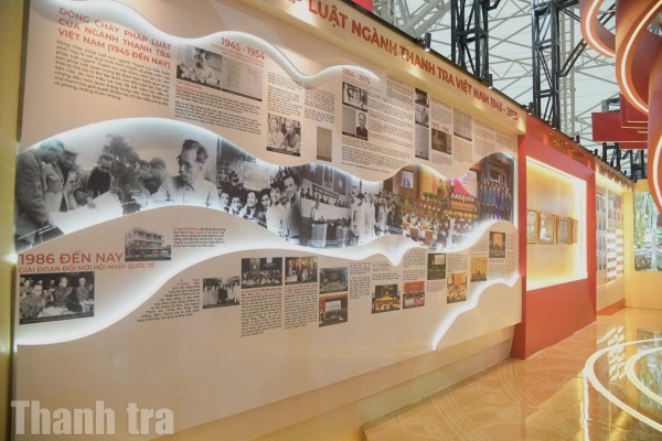 Dòng chảy pháp luật - Điểm nhấn tại triển lãm thành tựu ngành Thanh tra