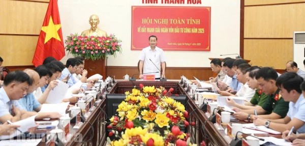 Thanh Hóa quyết liệt đẩy mạnh giải ngân vốn đầu tư công năm 2025