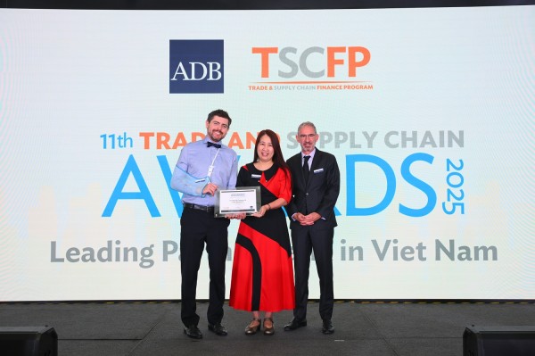 TPBank được ADB vinh danh với hai giải thưởng lớn trong lĩnh vực tài trợ thương mại