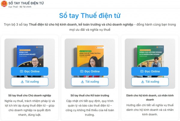 Sổ tay điện tử hỗ trợ người nộp thuế: Bước đi quan trọng trong hiện đại hóa ngành Thuế