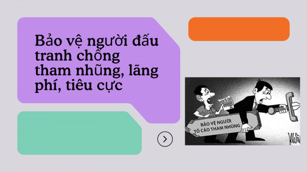 Bảo vệ người đấu tranh chống tham nhũng, lãng phí, tiêu cực trong ngành Kiểm sát Nhân dân
