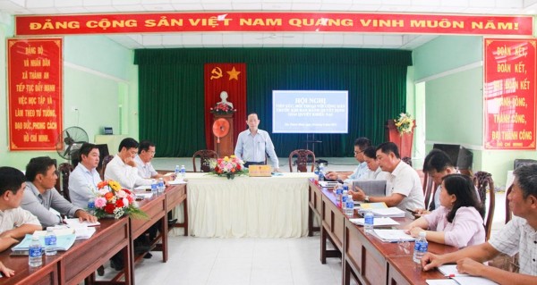 Vĩnh Long: Công tác dân vận và đối thoại trực tiếp với công dân góp phần xây dựng chính quyền vì dân