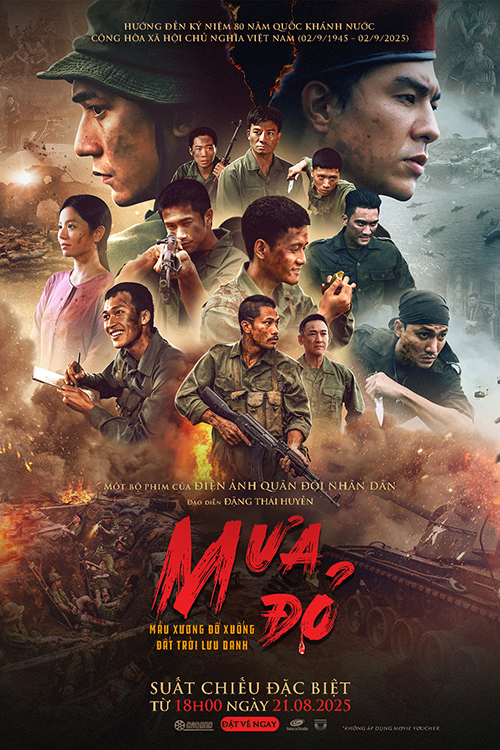 “Mưa đỏ” - khi điện ảnh chạm đến ký ức dân tộc