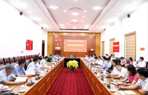 Lai Châu thống nhất nhiều nội dung quan trọng chuẩn bị Đại hội Đảng bộ tỉnh lần thứ XV