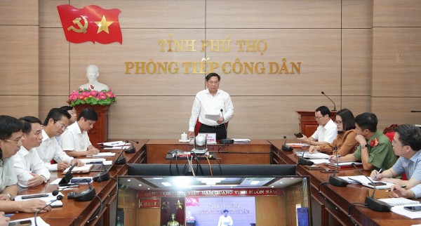 Chủ tịch UBND tỉnh Phú Thọ tiếp công dân tháng 9, chỉ đạo giải quyết 2 vụ việc tại xã Lương Sơn