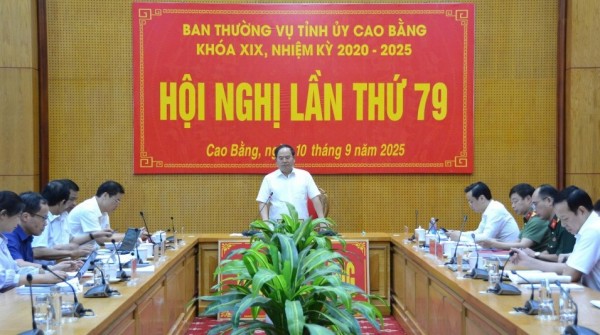 Cao Bằng: Cho ý kiến về công tác chuẩn bị nhân sự, bầu cử Đại hội Đại biểu Đảng bộ tỉnh lần thứ XX