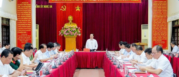 Nghệ An chuẩn bị chu đáo cho Đại hội Đảng bộ tỉnh lần thứ XX