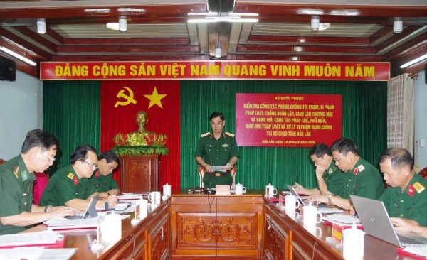 Nâng cao hiệu quả công tác tư pháp, thanh tra, pháp chế tại Bộ Chỉ huy Quân sự Đắk Lắk