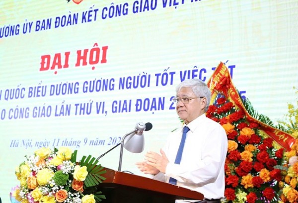 Lan tỏa ngàn đóa hoa “người tốt, việc tốt” của đồng bào Công giáo trong vườn hoa muôn màu của dân tộc