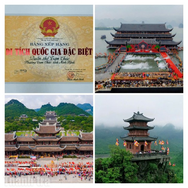 Quần thể Tam Chúc chính thức được xếp hạng Di tích Quốc gia Đặc biệt