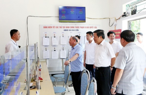 Phú Thọ kiểm tra công tác cải cách hành chính, công vụ