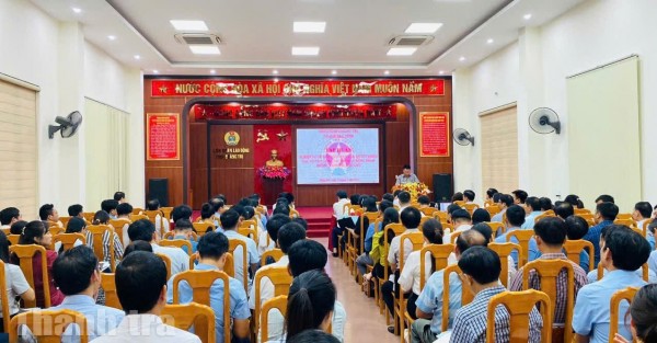 Thanh tra tỉnh Quảng Trị tập huấn nghiệp vụ cho 160 cán bộ địa phương 2 cấp