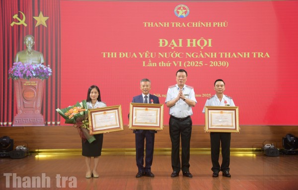 Nhiều tập thể, cá nhân ngành Thanh tra vinh dự nhận phần thưởng cao quý của Đảng và Nhà nước