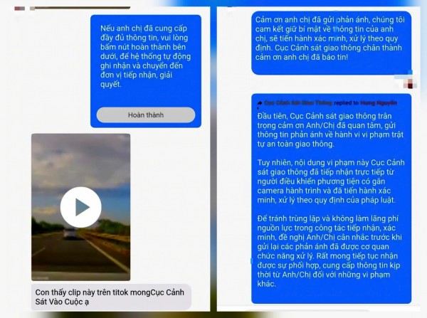 Cung cấp thông tin vi phạm giao thông: Cần đúng, đủ, có trách nhiệm!