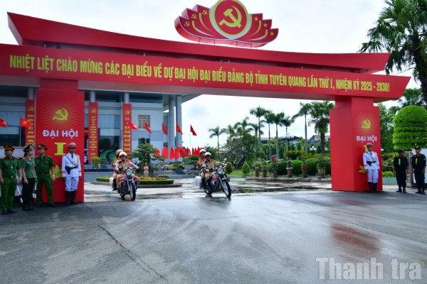 Tuyên Quang: Diễn tập phương án tổng thể bảo đảm an ninh, an toàn Đại hội đại biểu Đảng bộ tỉnh