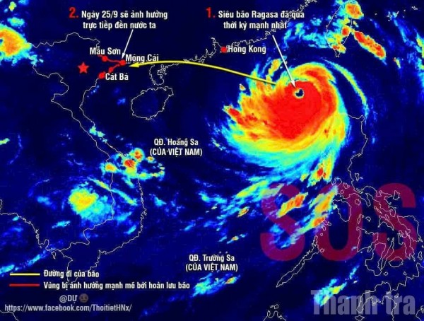 Bộ Khoa học và Công nghệ: Đảm bảo thông tin liên lạc ứng phó với siêu bão Ragasa