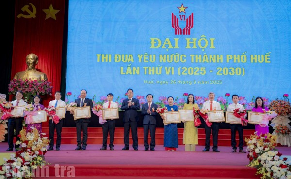 Đại hội Thi đua yêu nước TP Huế: Khơi dậy trí tuệ, lan tỏa đổi mới sáng tạo