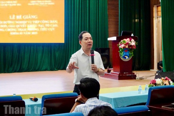 Hoàn thành lớp bồi dưỡng kỹ năng về xử lý vụ việc khiếu nại, tố cáo khi thực hiện chính quyền hai cấp tại An Giang