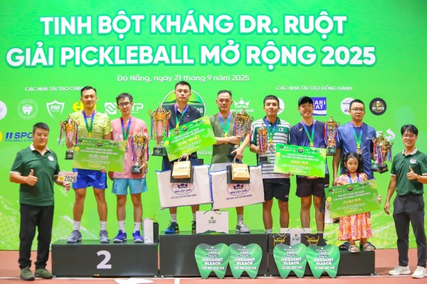GIẢI ĐẤU PICKLEBALL DR RUỘT - HÀNH TRÌNH XÂY DỰNG CỘNG ĐỒNG SỐNG KHỎE