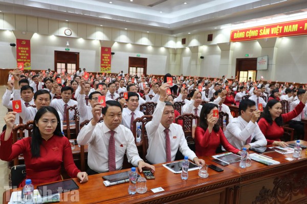 450 đại biểu tỉnh Đồng Tháp bước vào Đại hội Đảng bộ lần thứ I Phiên trù bị