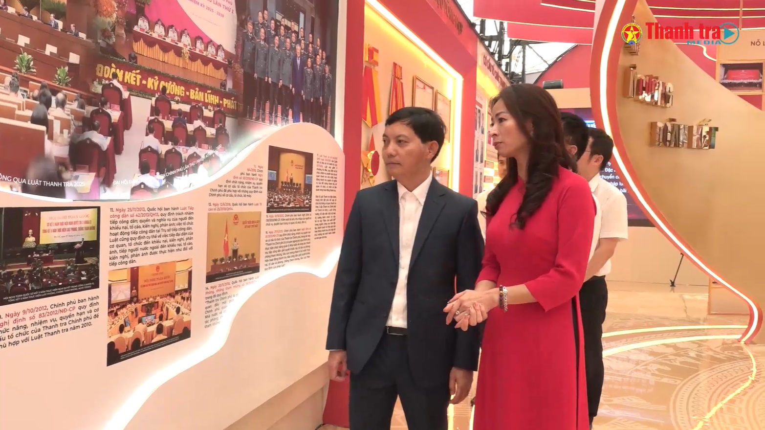 Gian trưng bày thành tựu ngành Thanh tra Việt Nam hút khách tham quan