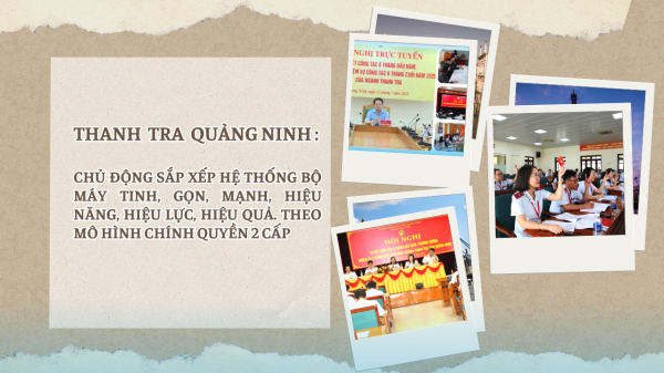 Bước chuyển mạnh mẽ của Thanh tra Quảng Ninh trong mô hình chính quyền 2 cấp